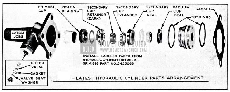 1955 Buick Hydraulic Brake Cylinder Assembly