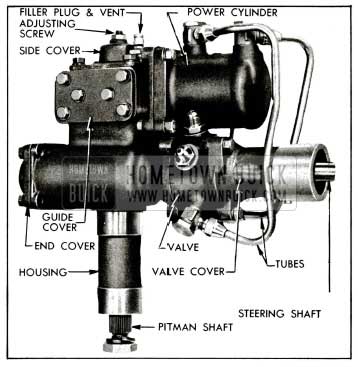 1955 Buick Left Side of Power Steering Gear Assembly