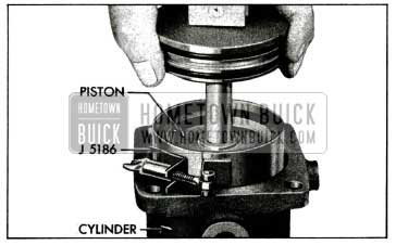 1955 Buick lnstalling Power Steering Piston With Ring Compressor