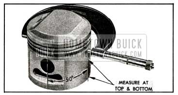 1955 Buick Measuring Piston with Micrometer