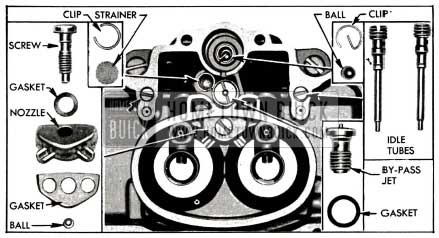 1955 Buick Parts In Main Stromberg Carburetor Body