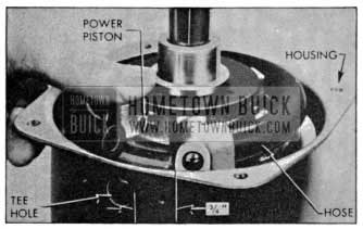 1955 Buick Position of Piston in Housing