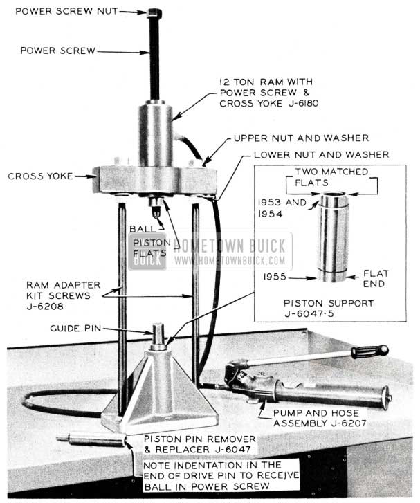 1955 Buick Press-Fit Piston Pin