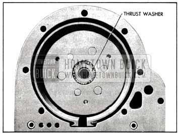 1955 Buick Reaction Gear Thrust Washer in Place