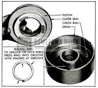 1955 Buick Removal of Clutch Piston and Oil Sealing Ring