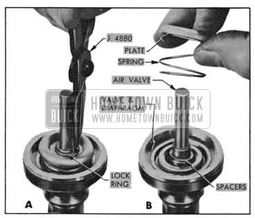 1955 Buick Removing Control Valve from Air Valve