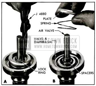 1955 Buick Removing Control Valve from Air Valve