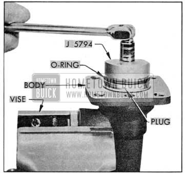 1955 Buick Removing Cylinder Plug