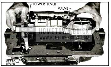 1955 Buick Removing Valve and Servo Body Assembly