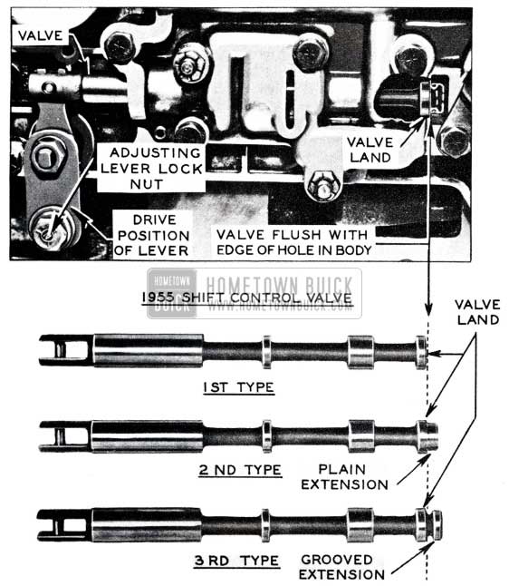 1955 Buick Shift Control Valve