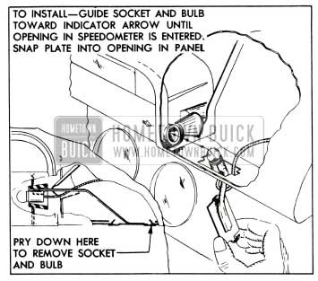 1955 Buick Signal Indicator Bulb Replacement-Series 50-70
