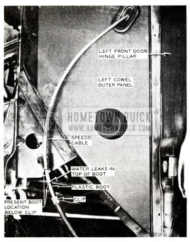 1955 Buick Speedometer Cable Braking