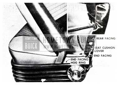 1955 Buick Split Seam on Seat Trim