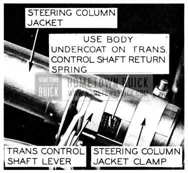 1955 Buick Steering Column Rattles Shift Control