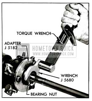 1955 Buick Tightening Worm Bearing Nut