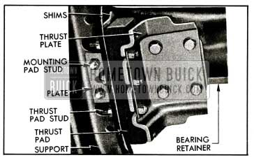 1955 Buick Transmission Mounting-Bottom View