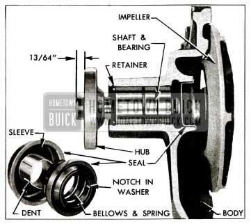 1955 Buick Water Pump Parts