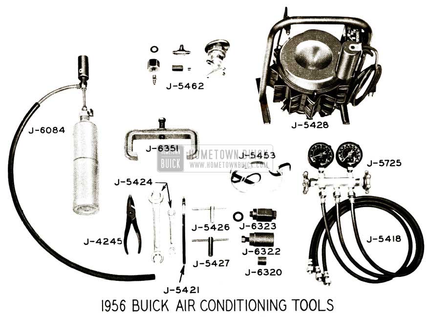 1956 Buick Air Conditioning Tools