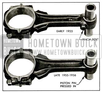1956 Buick Comparison of 1955 and 1956 Connecting Rods