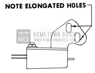 1956 Buick Compressor Clutch Switch Mounting Holes