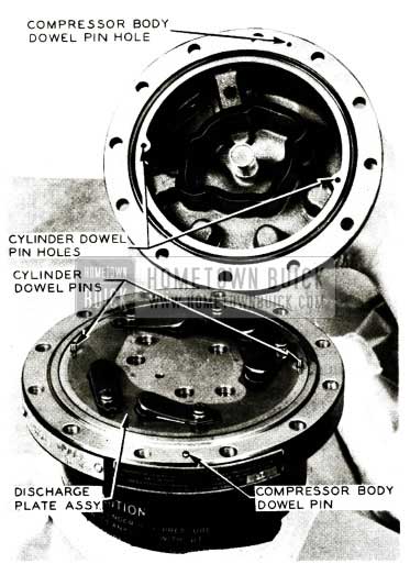 1956 Buick Compressor Cylinder Dowel Pin Holes