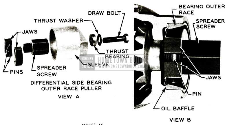 1956 Buick Differential Side Bearing Outer Race Puller