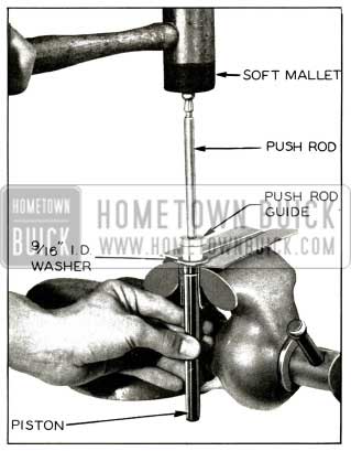 1956 Buick Disassembly of Push Rod and Piston