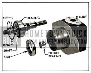 1956 Buick Drive Shaft, Bearings and Seal