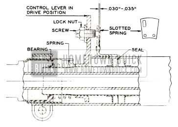 1956 Buick Dynaflow Linkage Adjustment