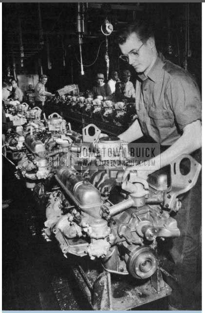 1956 Buick Engine Final Assembly