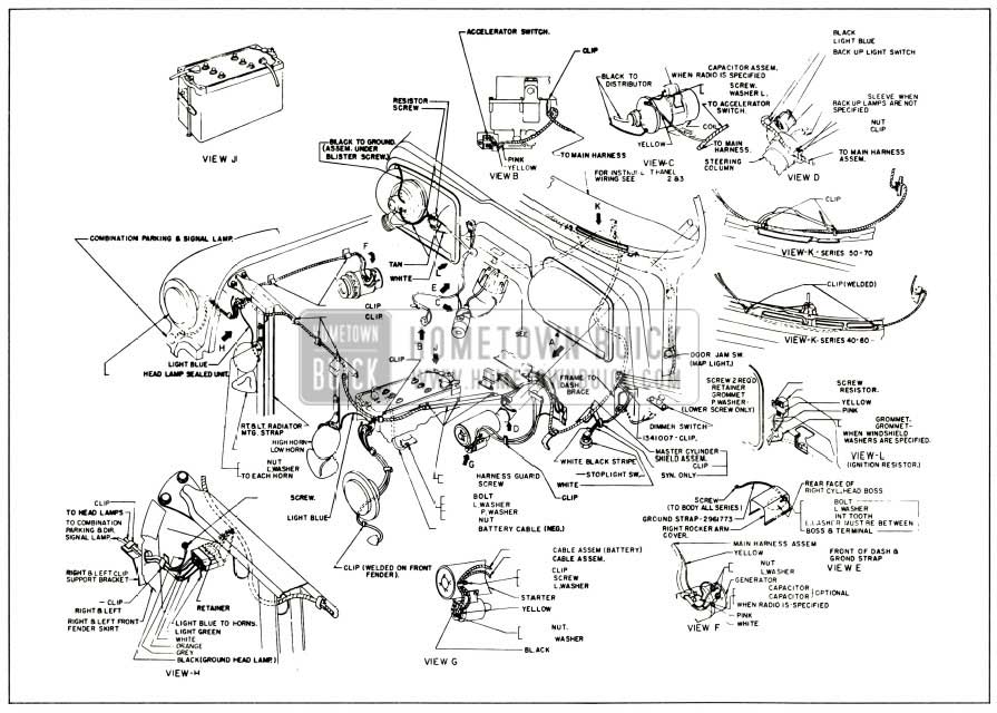 1956 Buick Front End Wiring