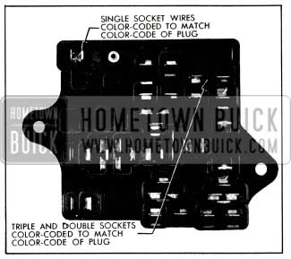 1956 Buick Fuse Block Top View