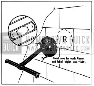 1956 Buick Headlight Adjusting Pointer