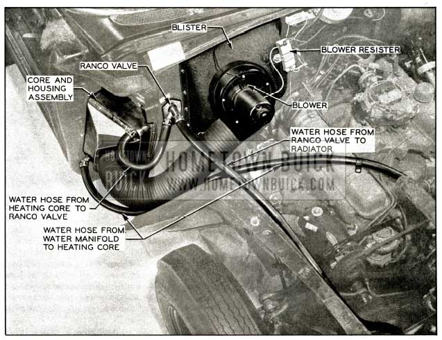 1956 Buick Heater Installation