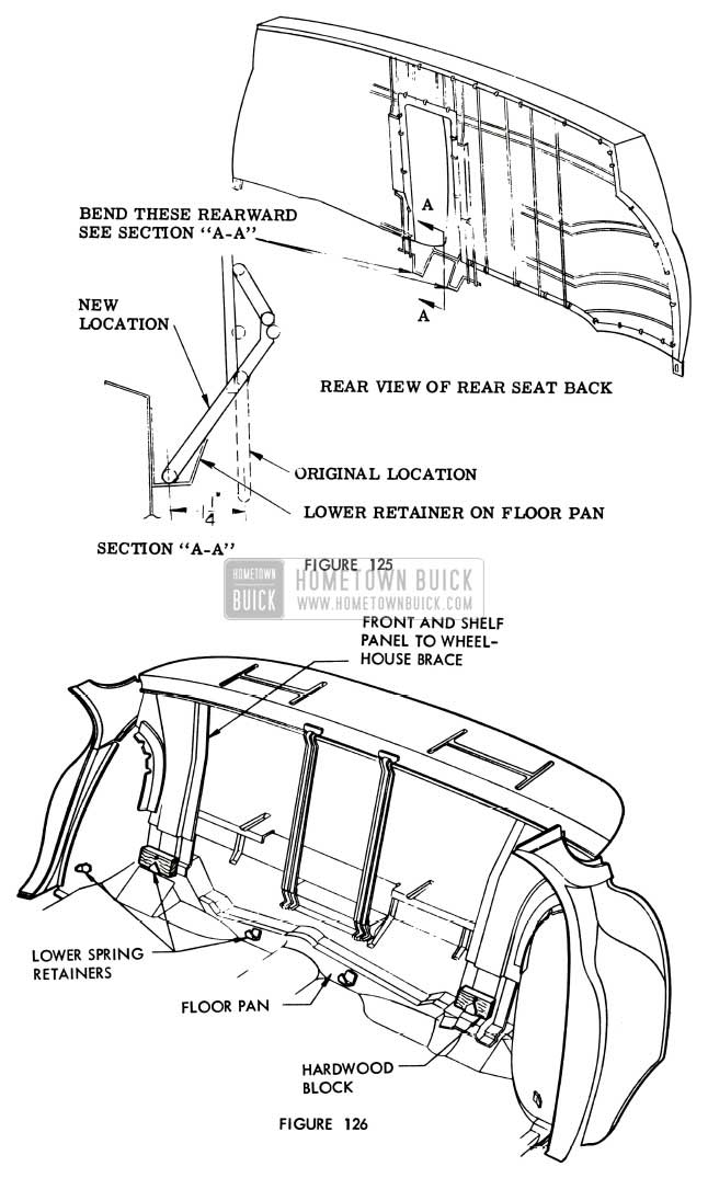 1956 Buick Increasing Rear Seat Back Angle