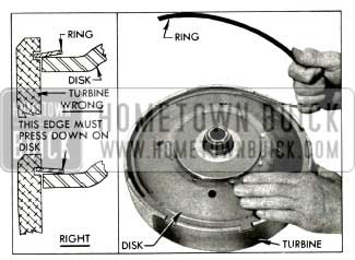 1956 Buick Installing Disk Retaining Ring