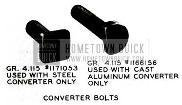 1956 Buick Optional Dynaflow Converter Pump