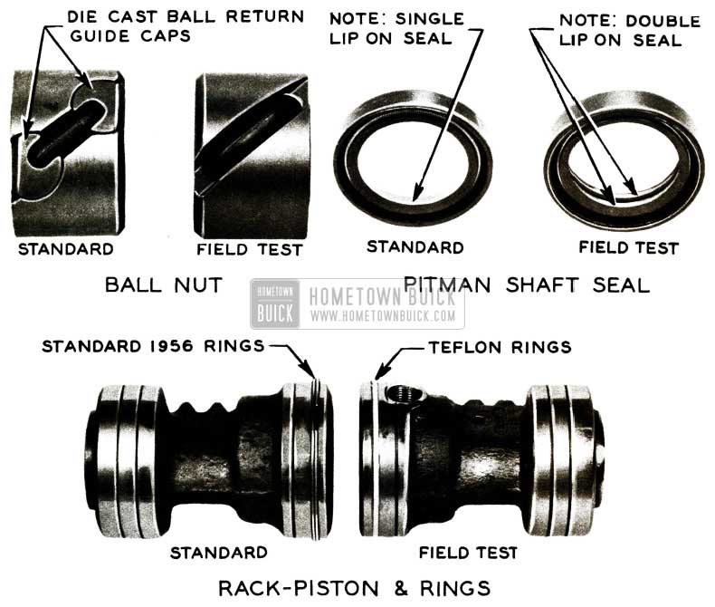 1956 Buick Power Steering Changes