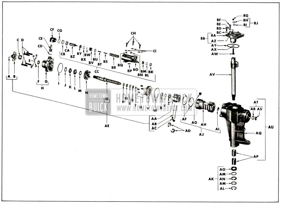 1956 Buick Power Steering Gear