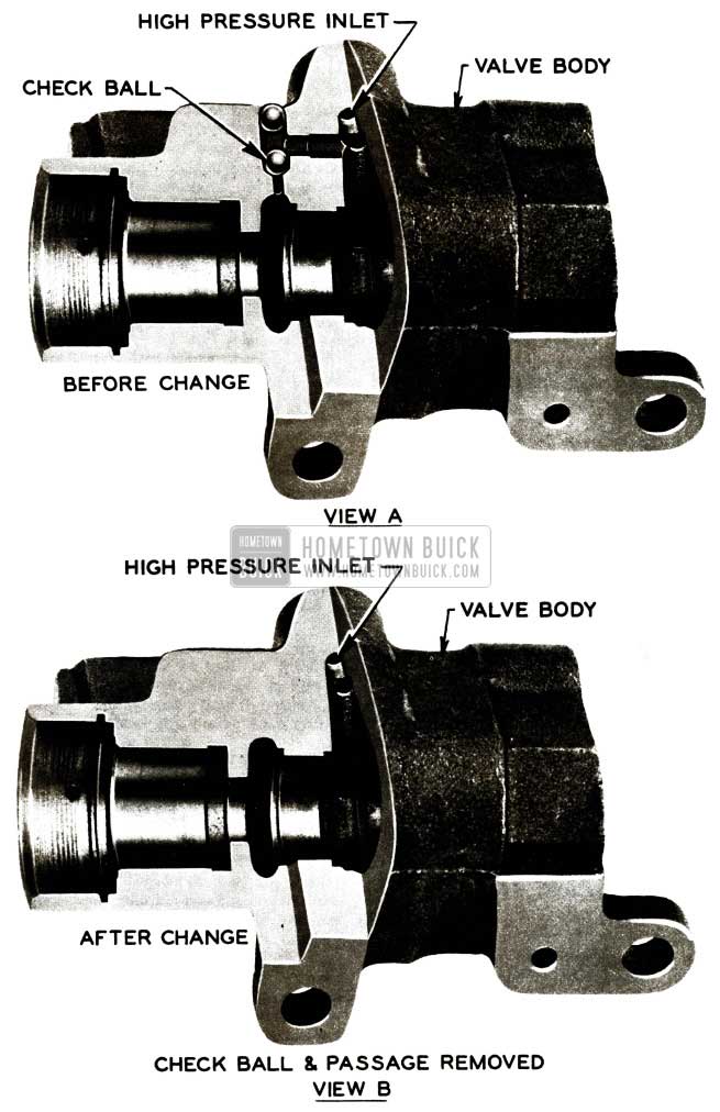 1956 Buick Power Steering Pump Check Ball