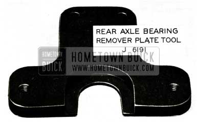 1956 Buick Rear Axle Bearing Remover Plate Tool