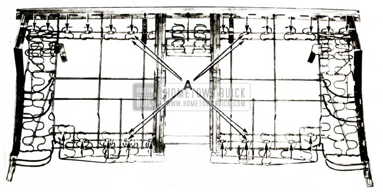 1956 Buick Rear Seat Back with Arm Rest