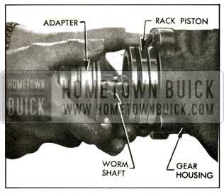 1956 Buick Removing Back-Piston and Worm Assembly