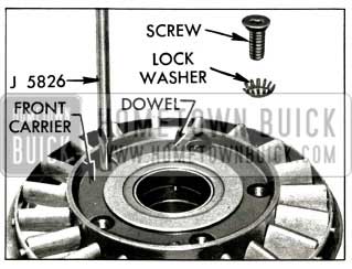 1956 Buick Removing Front Carrier Screws