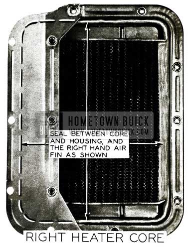 1956 Buick Right Heater Core