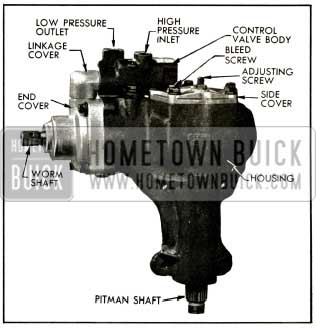 1956 Buick Right Side of Power Steering Gear Assembly