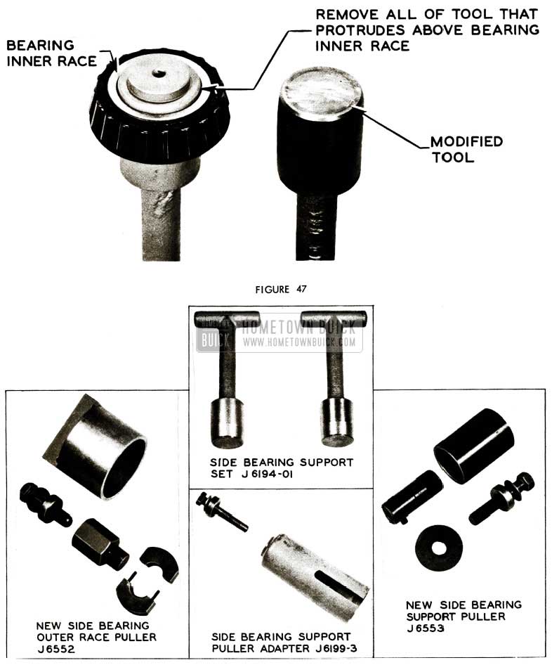 1956 Buick Side Bearing Support Tools
