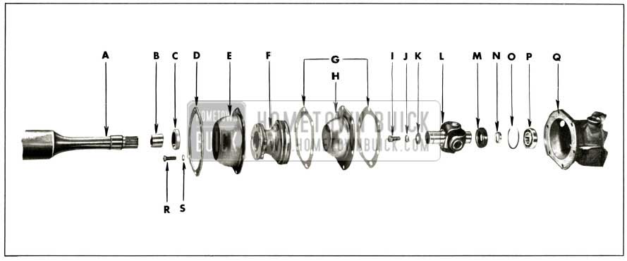 1956 Buick Torque Ball Assembly