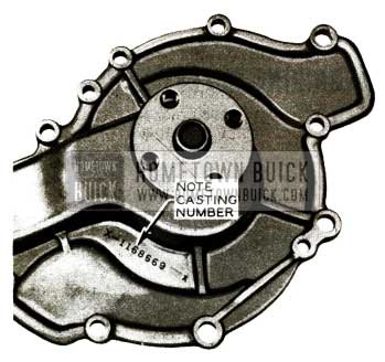 1956 Buick Water Pump Cover