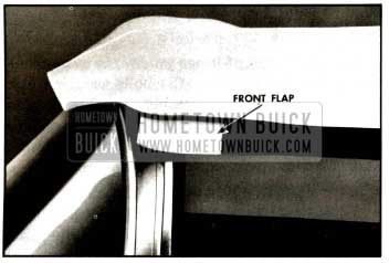 1957 Buick Cementing Front Flaps